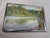 1940s Vintage Original Miniature Abstract Expressive Oil Painting River Landscape Art For Sale - Image 5 of 9
