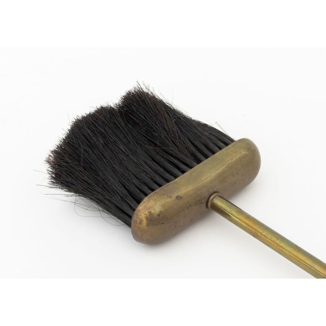Victorian Style Brass Fireplace Tools Set, 5 Pieces For Sale - Image 10 of 11