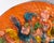 Mid 20th Century Mid-Century Orange Enamel Plate For Sale - Image 5 of 6