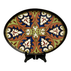 Art Deco Glazed Gouda Pottery Tray