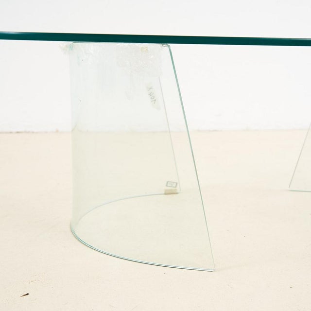 Vintage Coffee Table in Glass For Sale - Image 5 of 9