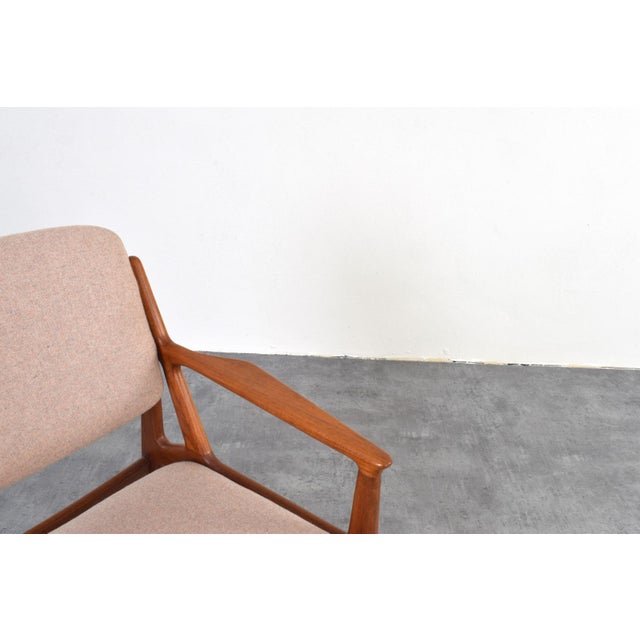 Mid-Century Modern Ella Armchair in Teak and Wool by Arne Vodder for Vamo Sønderborg, 1960s For Sale - Image 10 of 13