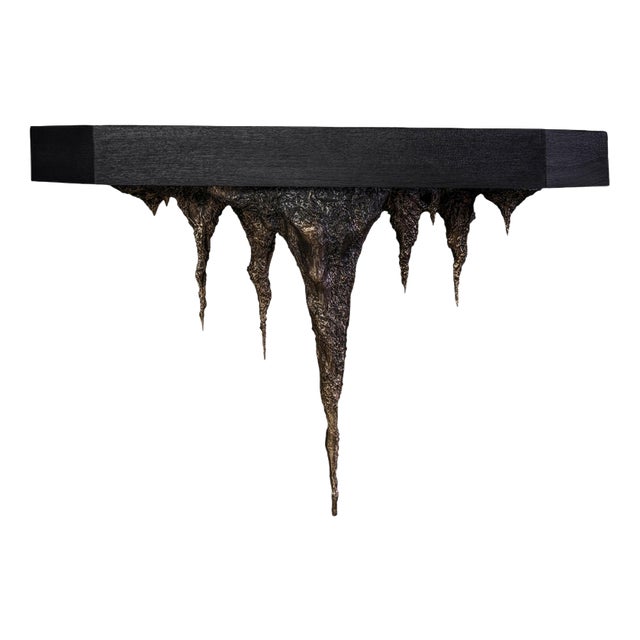 Disenchanted Console Table in Cast Bronze by William Guillon For Sale