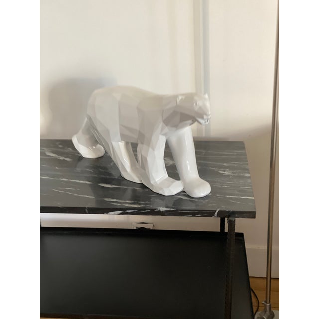 Resin sculpture created in collaboration with the François Pompon Association. "Clash of the Titans" is signed in the mold...