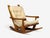 1970s Collden, Swedish Modern, Large Rocking Chair, Pine, Fabric, Sweden, 1970s For Sale - Image 5 of 14