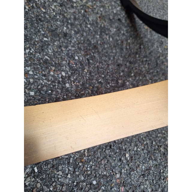 Black Model T69 Dining Table in Brass-Plated Iron by Eugenio Gerli and Osvaldo Borsani for Tecno, 1970s For Sale - Image 8 of 13