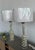 2000 - 2009 Mercury Glass Faceted Table Lamps from Mr..Brown - a Pair For Sale - Image 5 of 7