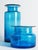 Blue Cobalt Blue Bubble Glass Vases by Erik Höglund for Boda, 1960, Set of 2 For Sale - Image 8 of 18