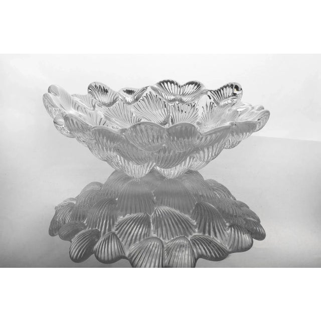 Royal Copenhagen Vintage Crystal Shell Bowl by Per Lutken for Royal Copenhagen, Denmark For Sale - Image 4 of 4