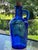 1970s Cobalt Blue Glass Apothecary Handle With Cork For Sale - Image 4 of 11
