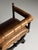 Early 20th century stool/chair. Ebonized frame, with beautiful patina. Upholstered in sheep/goat leather. Dimensions: 66W...