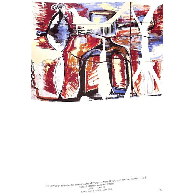 Paper "Julian Schnabel: Oeuvres 1975-1986" 1986 Serota, Nicholas and Blistene, Bernard (Inscribed) For Sale - Image 7 of 12