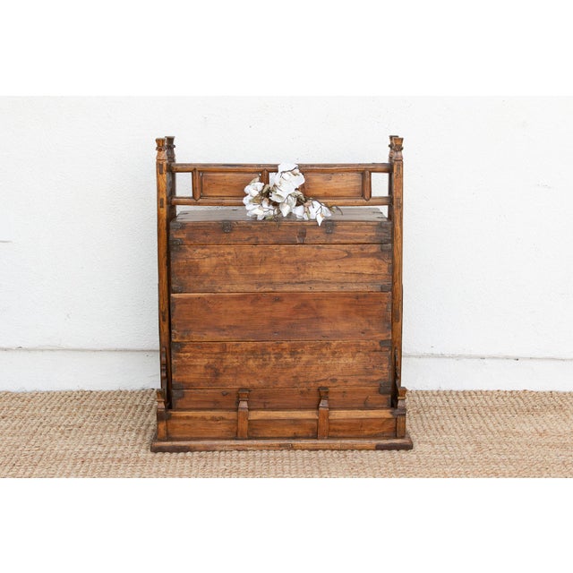 This wonderful large cedar basket is a rare find from China's southern region. Originally an antique wedding basket, it...