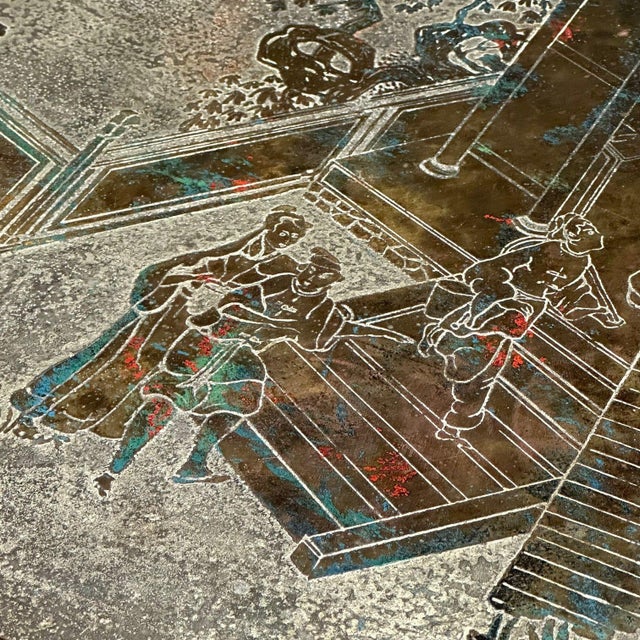 Philip and Kelvin LaVerne, Mid-Century Modern, Tao Side Tables, Bronze, 1960s - A Pair For Sale - Image 9 of 12