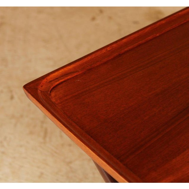 Mid-Century Danish Teak Nest of Tables by Johannes Andersen for CFC Silkeborg, 1960s, Set of 3 For Sale - Image 11 of 18