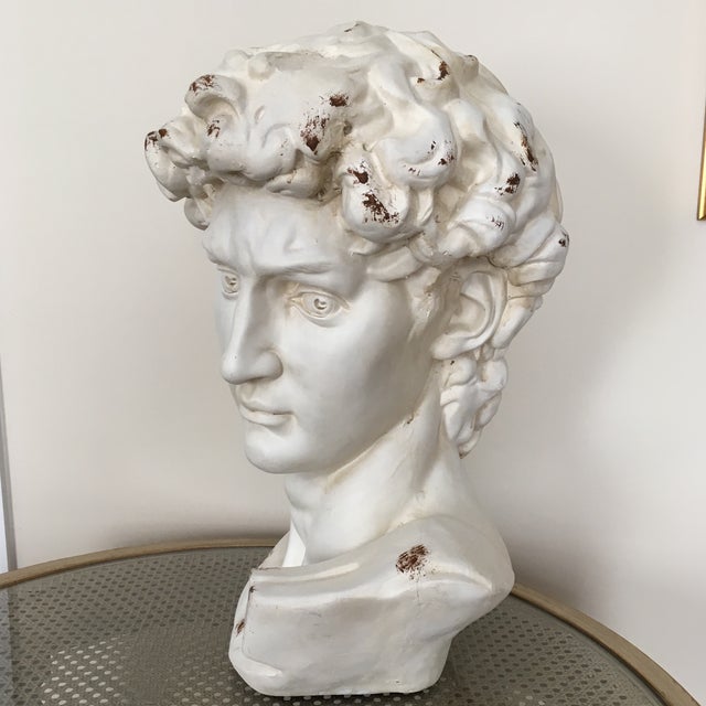 Plaster Bust of David Chairish