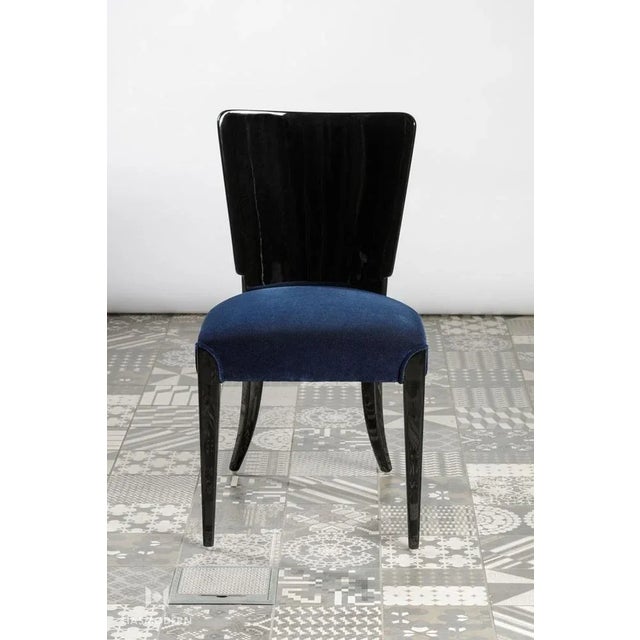 Art Deco Dining Chair in Walnut For Sale - Image 4 of 6