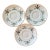 1970s Wedgwood Charleston Bone China Saucers - Set of 3 For Sale