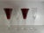 Ruby Red 1970s Lenox Ruby Red Water Glasses Lc71 Blown Glass Paired W/2 Elegance by Lenox Rhythm Champagne Flutes 4 Glasses For Sale - Image 8 of 12