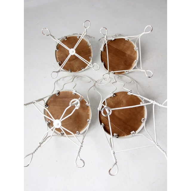 Antique Ice Cream Parlor Table and Chair Set For Sale - Image 14 of 15