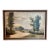 French Landscape Oil on Board, Dated 1941 For Sale