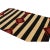 Rug & Kilim Rug & Kilim’s Contemporary Dhurrie Rug in Black and Red Medallions and Stripes For Sale - Image 4 of 7