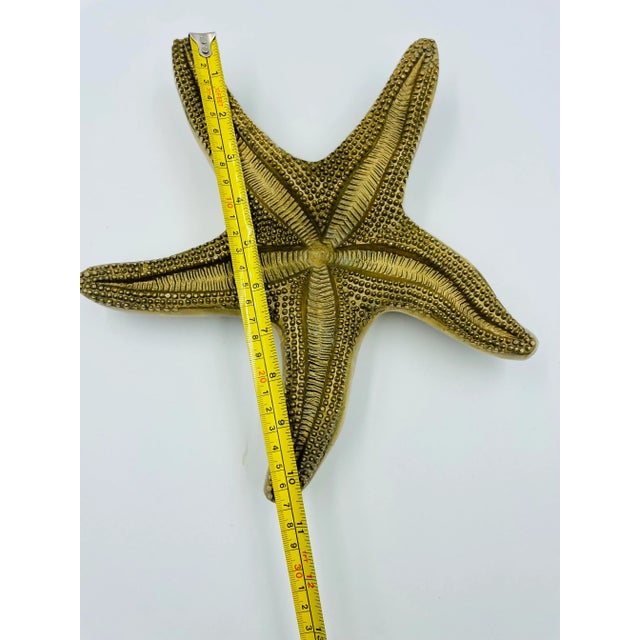 Mid 20th Century Solid Brass Starfish For Sale - Image 10 of 12