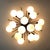 21st Century Mezzo Bronze Matte White Murano Flush Mount by Fabio LTD For Sale - Image 9 of 9
