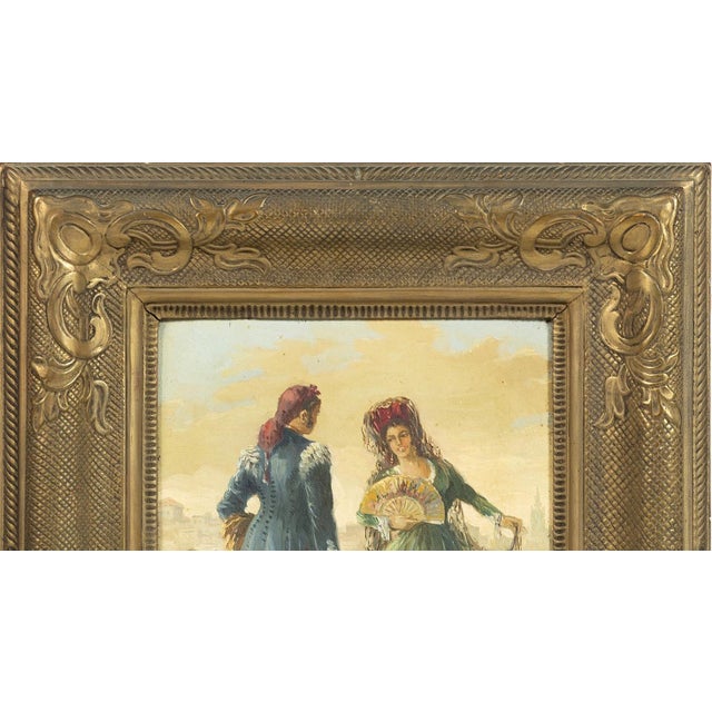 Jose Almonte, Figurative Composition, Oil Painting on Wood For Sale - Image 5 of 8