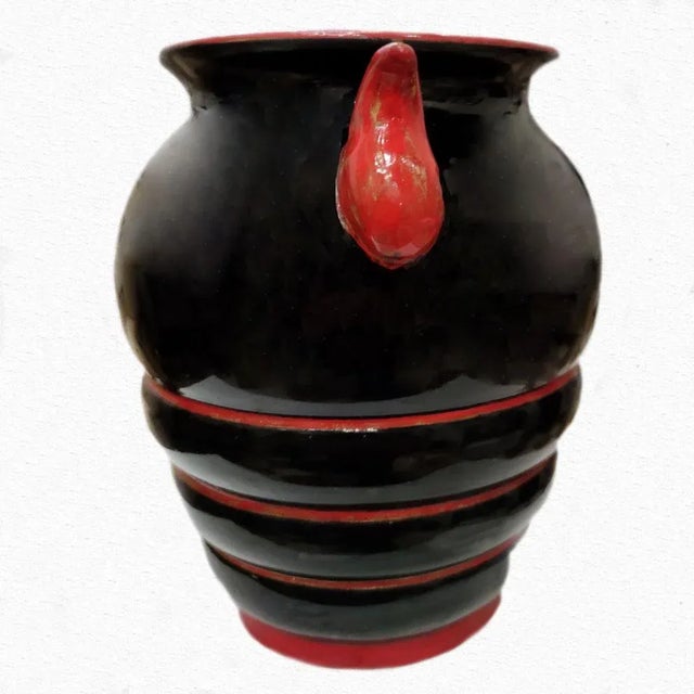 Terracotta Vase by Davide Fabbri for CIMA di Davide Fabbri, 1932 For Sale - Image 13 of 13