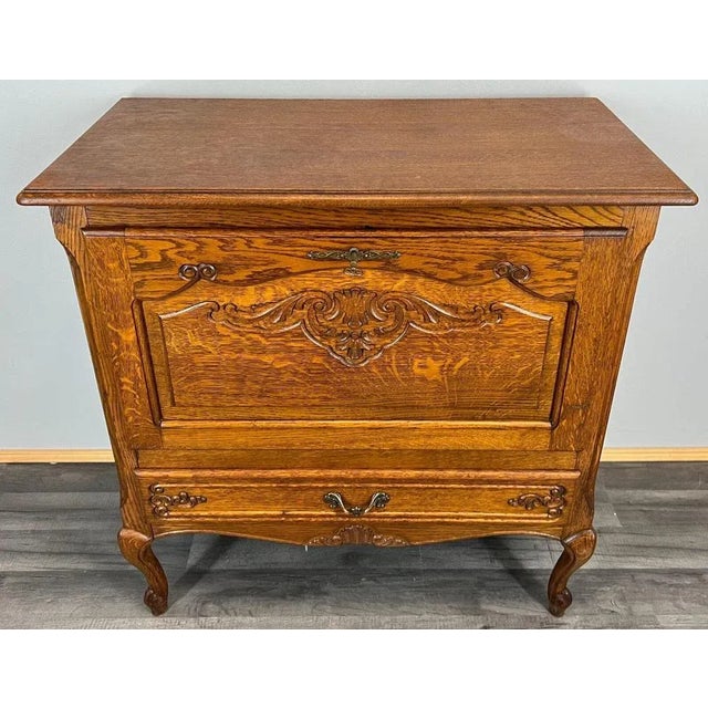 French Oak Cabinet For Sale - Image 12 of 12