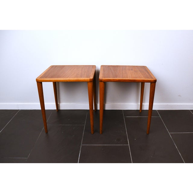Swedish Modern Cubus Nesting Tables in Teak by Yngve Ekström for Källemo AB, 1950s, Set of 3 For Sale - Image 3 of 13