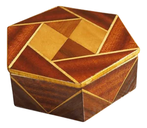 Mid-Century Geometric Flowerpot, Box 1960s