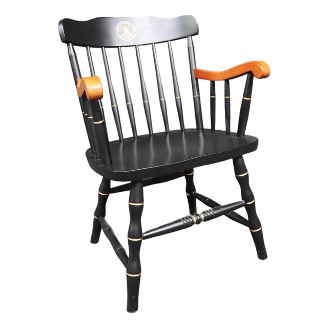 Wake Forest University Bowman Gray School of Medicine Commemorative Windsor Armchair For Sale