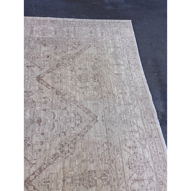 Taupe 8ft 3in × 10ft 11in Gallery Ephesus Oushak Area Rug in Taupe Tones For Sale - Image 8 of 12