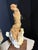 Brown Celestial Meets the Sea-Shell Encrusted Statue-Coastal Art Sculpture For Sale - Image 8 of 8