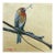 Duke Windsor, "Spring's Ahead", Impressionist Bird Painting With Acrylic and Gold Leaf For Sale