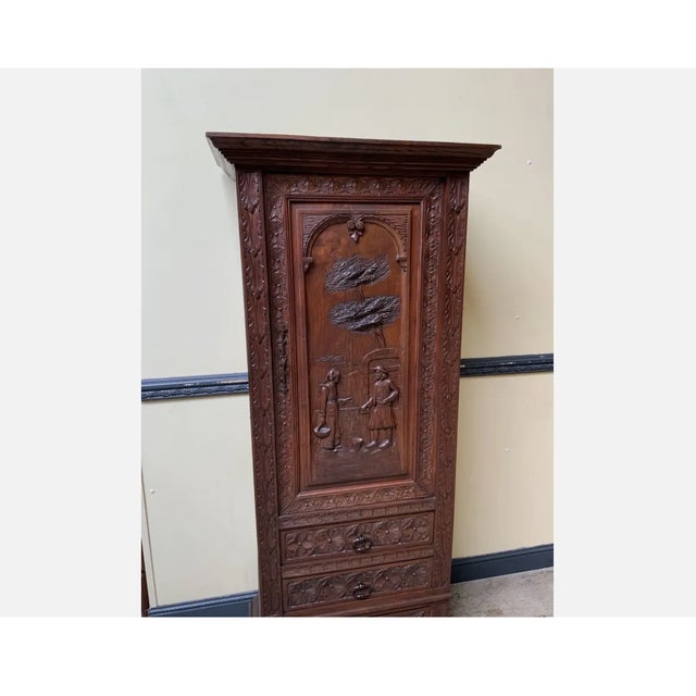 Antique Breton Cabinet, 1880 For Sale - Image 3 of 8