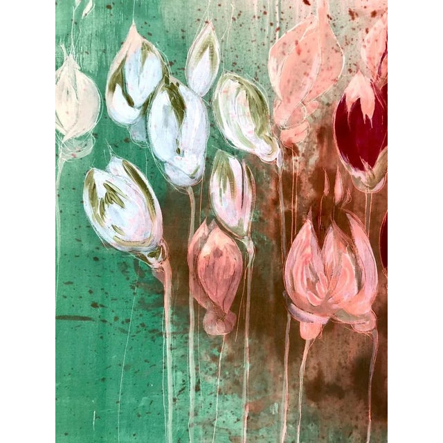 Tempera,Ink on canvas Framed - 130 x 97 x 2 cm This piece is attributed to the mentioned designer/maker. It has no...