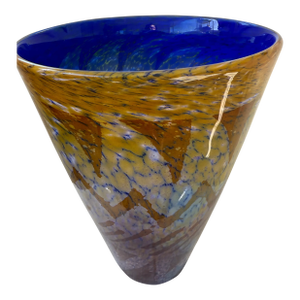 1980s Italian Art Glass Vase