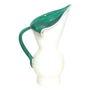 Vintage French Pitcher Vase, 1950s For Sale