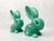 No. 1028 Green Glazed Rabbit from Sylvac, 1950s, Set of 2 For Sale - Image 12 of 14