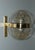 Double-Cap Wall Light in Amber Glass and Brass from Peill & Putzler, Germany, 1960s For Sale - Image 6 of 18