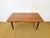 Art Deco Dining Table in Varnished Chevron-Patterned Wood, 1950 For Sale - Image 10 of 11