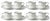 Description Elevate your next formal dinner party or weekend gathering with this sophisticated set of eight contemporary...
