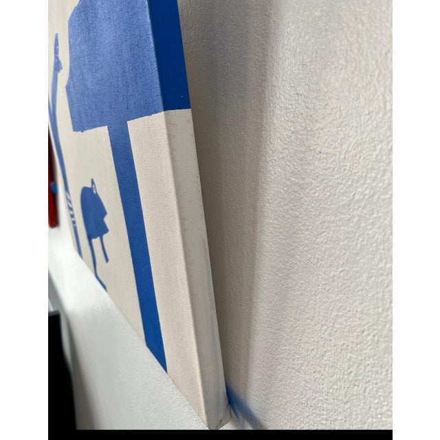 Alexandre Schaller, Spiritual Metamorphosis, Acrylic on Canvas, 1990s For Sale - Image 9 of 11