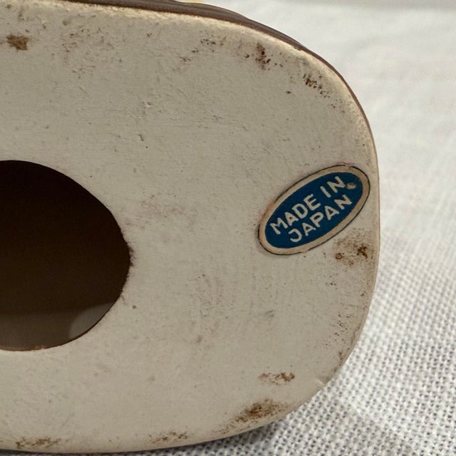 Vintage Hand Painted Ceramic Figurine - Japan For Sale - Image 10 of 10