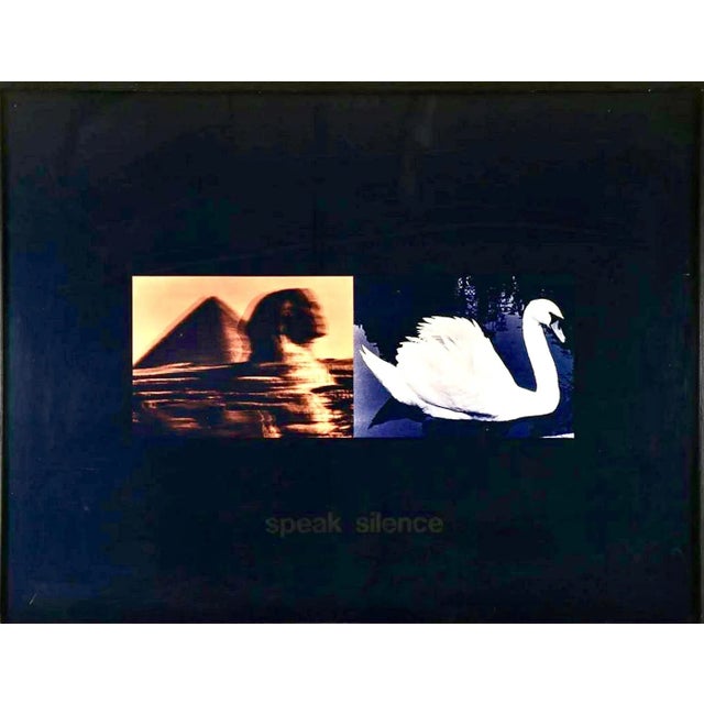 White Sorel Cohen Large Scale Color Photograph Ektacolor C Print Art Photo Typography Sorel Cohen 1978 For Sale - Image 8 of 12