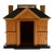 Architectural Palladian Dog House For Sale