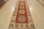 Farmhouse Kazak Runner 4’11” X 13′ Red Wool Tribal Hand-Knotted Oriental Carpet For Sale - Image 3 of 13